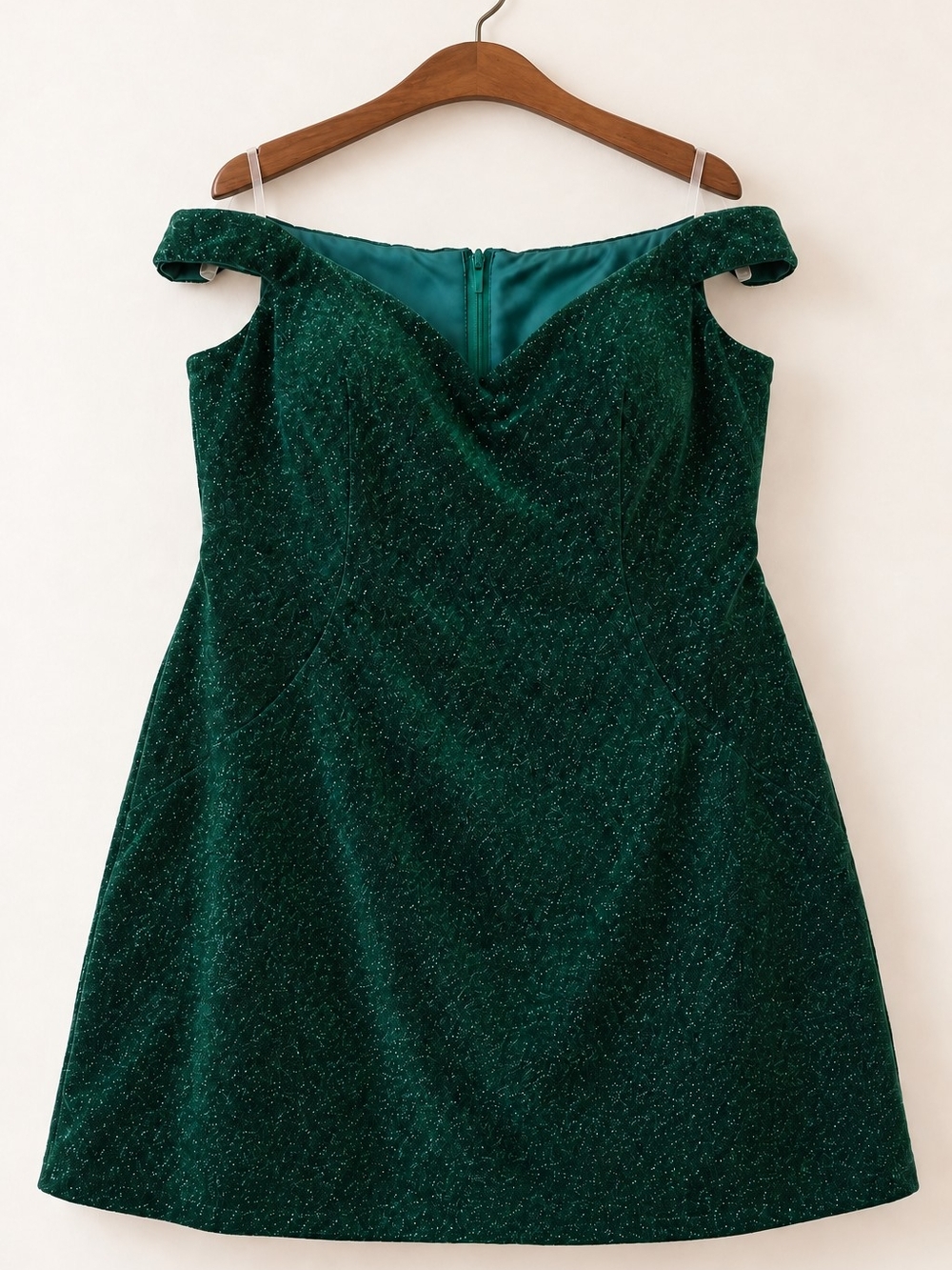 Ava Presley Emerald Green Sparkle Dress – Size 26W